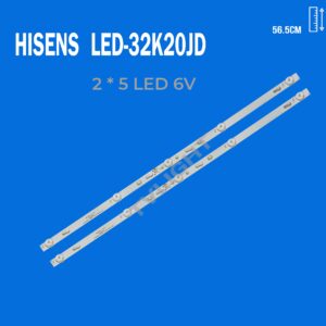 بک لایت تلویزیون هایسنس مدل LED 32K20JD