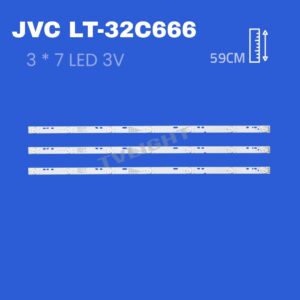 بک لایت تلویزیون جی وی سی مدل 32C666