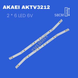 بک لایت تلویزیون آکایی مدل AKTV 3212