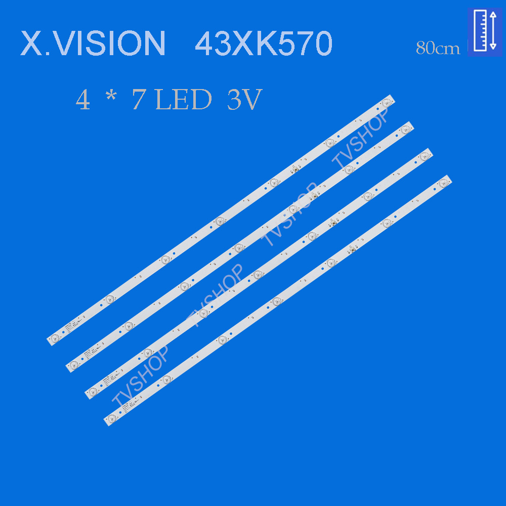 بک لایت تلویزیون ایکس ویژن مدل 43XK570