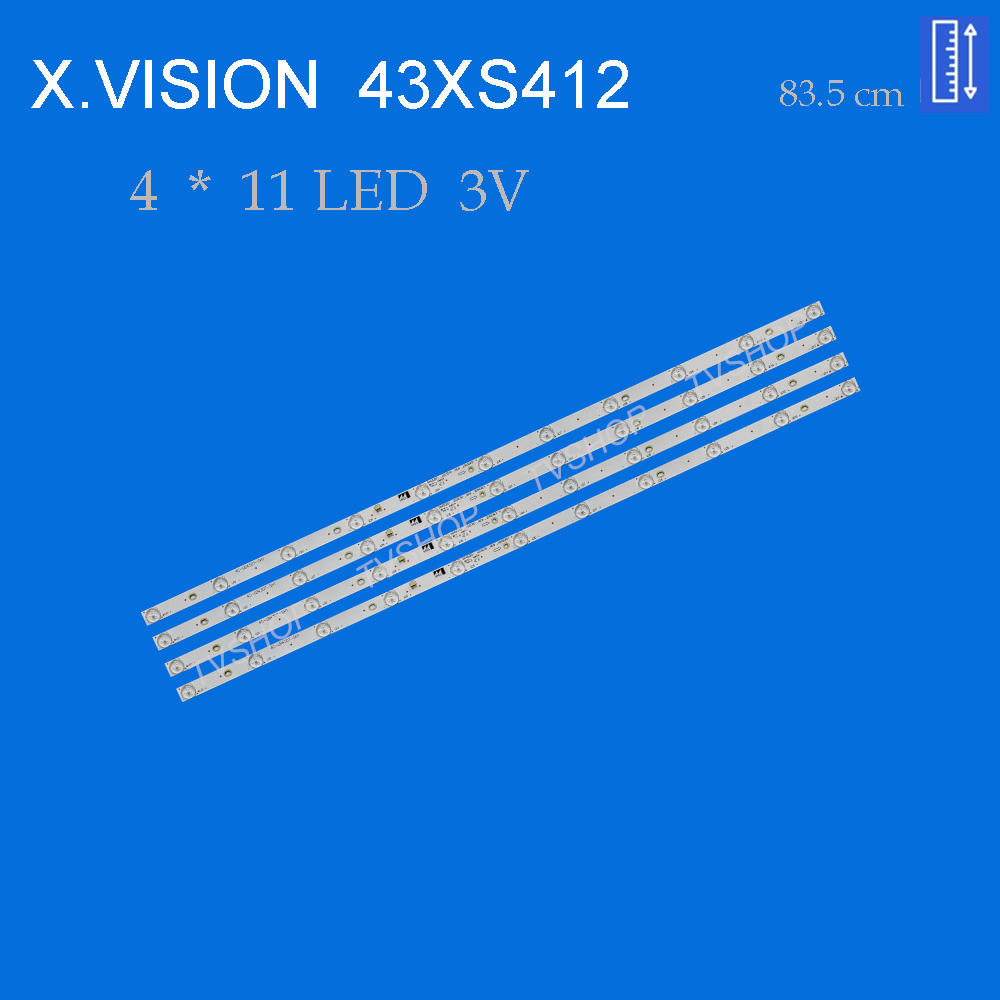 بک لایت تلویزیون ایکس ویژن مدل 43XS412