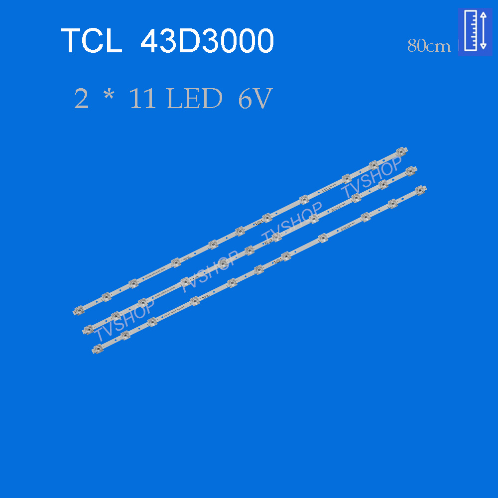 بک لایت تلویزیون تی سی ال مدل 43D3000