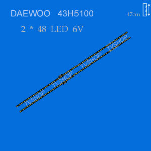 بک لایت تلویزیون دوو مدل 43H5100