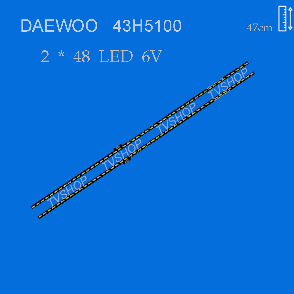 بک لایت تلویزیون دوو مدل 43H5100