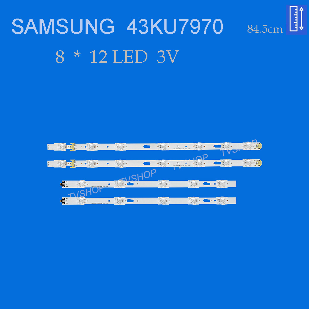 بک لایت تلویزیون سامسونگ مدل 43KU7970