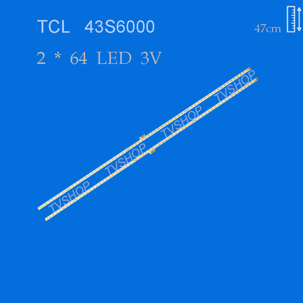 بکلایت تلویزیون تی سی ال مدل 43S6000