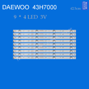 بکلایت تلویزیون دوو مدل 43H7000