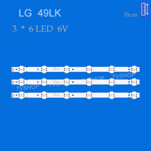 بک لایت تلویزیون ال جی مدل 49LK6100
