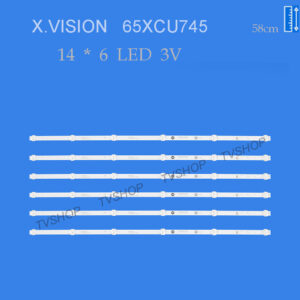 بک لایت تلویزیون ایکس ویژن مدل 65XCU735/65XCU745