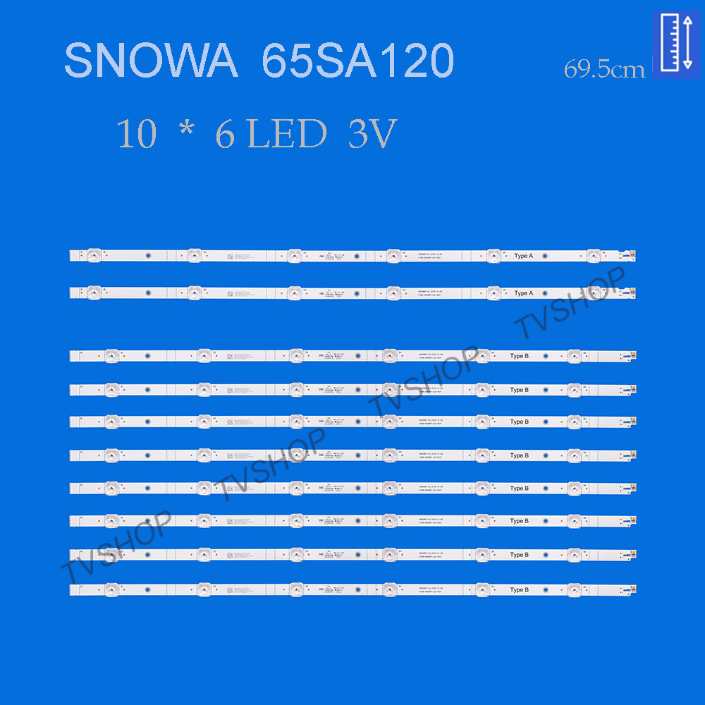 بک لایت تلویزیون اسنوا مدل 65SA120