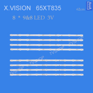 بک لایت تلویزیون ایکس ویژن 65XTU835