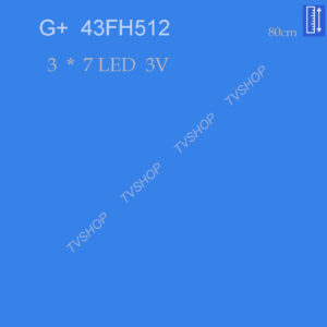 بک لایت تلویزیون جی پلاس مدل 43FH512