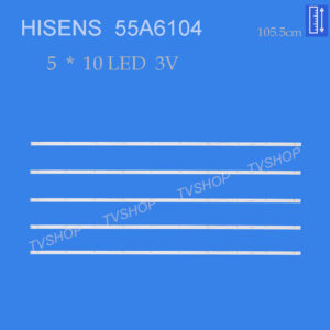 بک لایت تلویزیون هایسنس مدل 55A6140