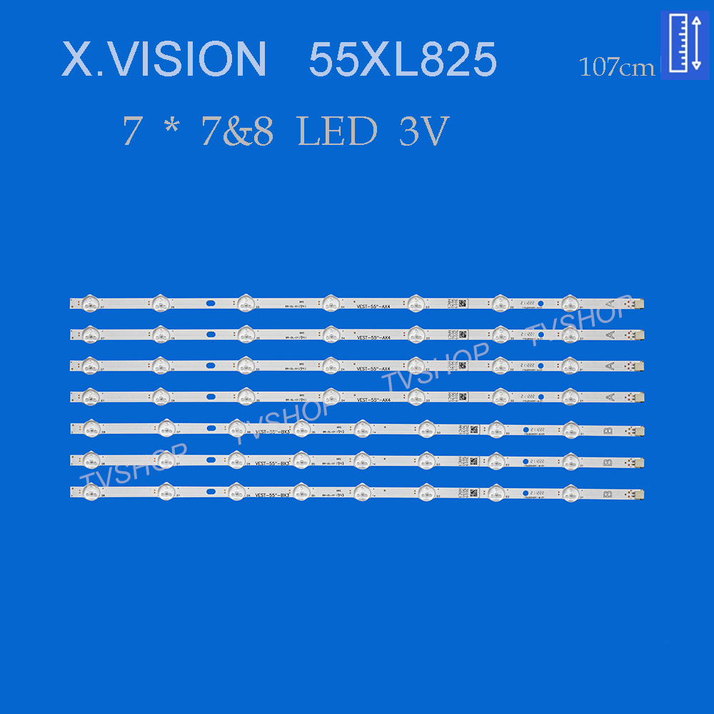 بکلایت تلویزیون ایکس ویژن 55XLU825