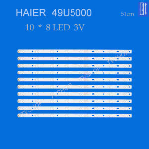 بکلایت تلویزیون هایر مدل 49U5000