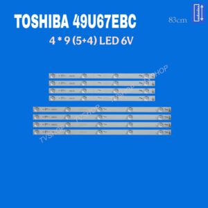بک لایت تلویزیون توشیبا مدل 49U67EDC