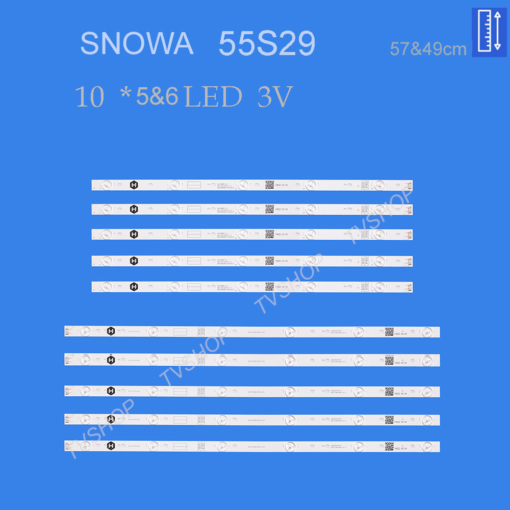 بک لایت تلویزیون اسنوا مدل 55S29